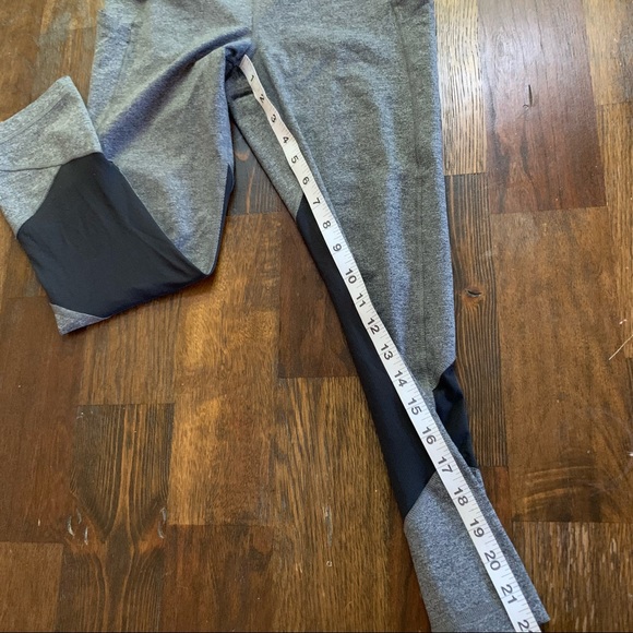 Lululemon Pace Rival Ceopped Gray Legging Size 4 - Picture 8 of 13